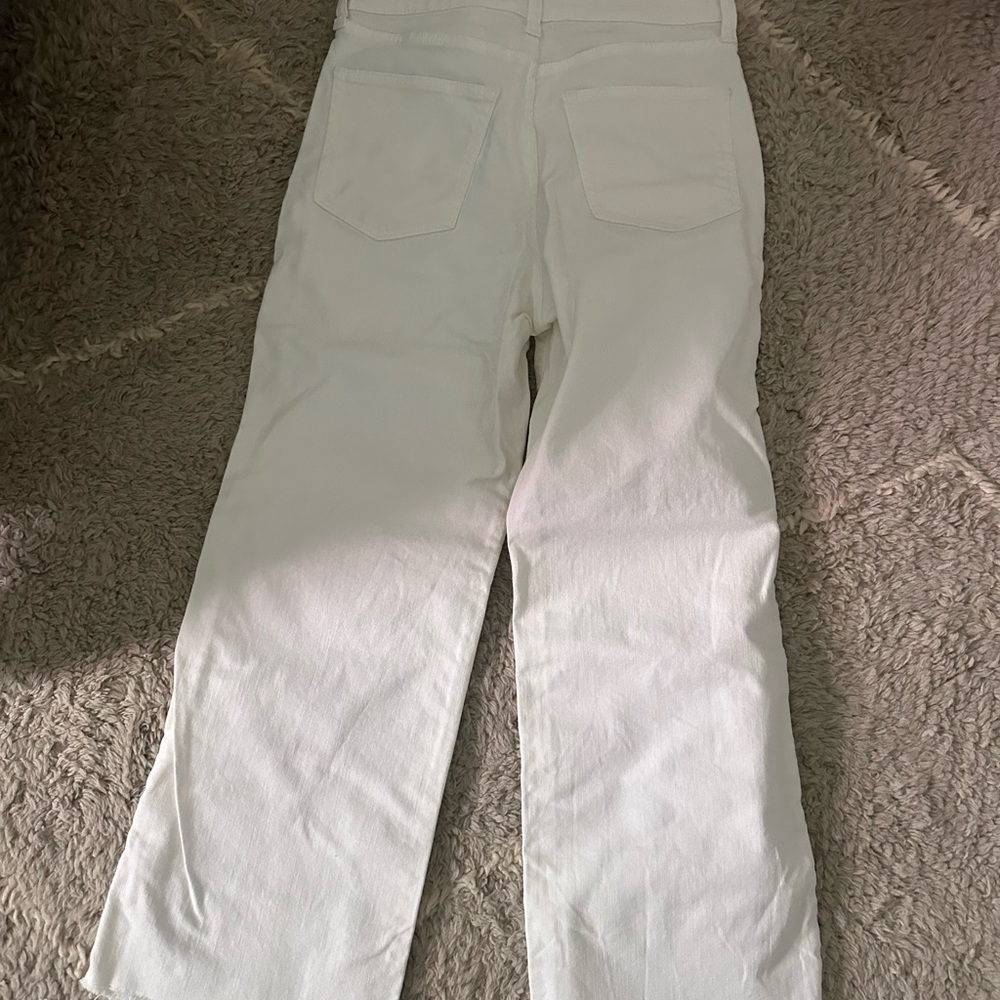 J. Crew White wide leg cropped denim - Picture 3 of 3